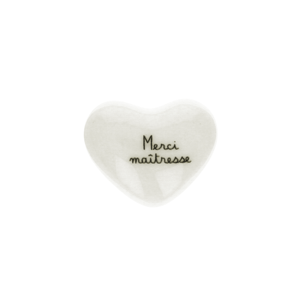 Coeur "Merci maîtresse"