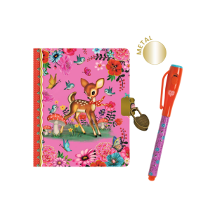 Petit carnet secret "Fiona" feutre magique