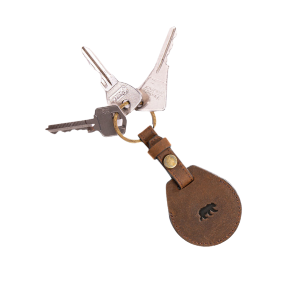 Porte-clé airtag "Marron"