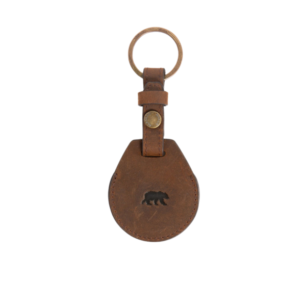 Porte-clé airtag "Marron"