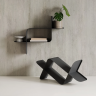 Etagère en métal noir