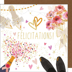 Carte de mariage "Félicitations"
