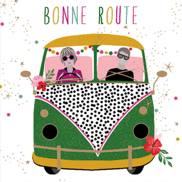 Carte van "Bonne route"
