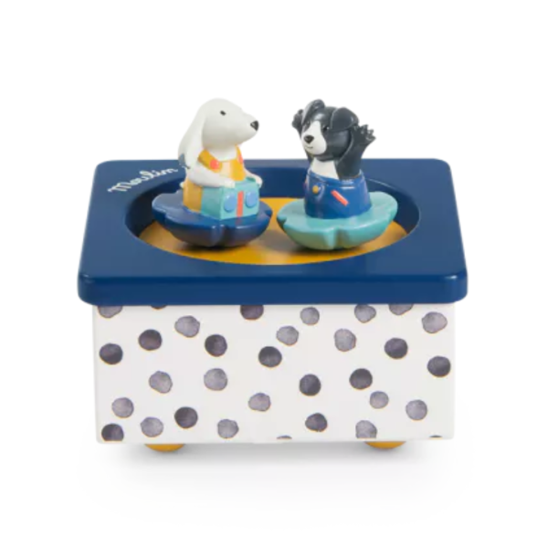 Boîte à musique "Puce et Pilou"