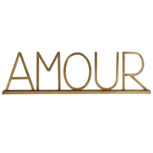 Décaration à poser "Amour"