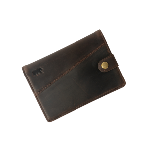 Portefeuille en cuir "Handy Max" - Marron