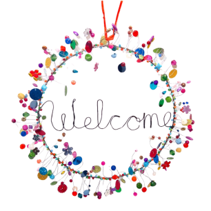 Suspension décorative "Welcome"