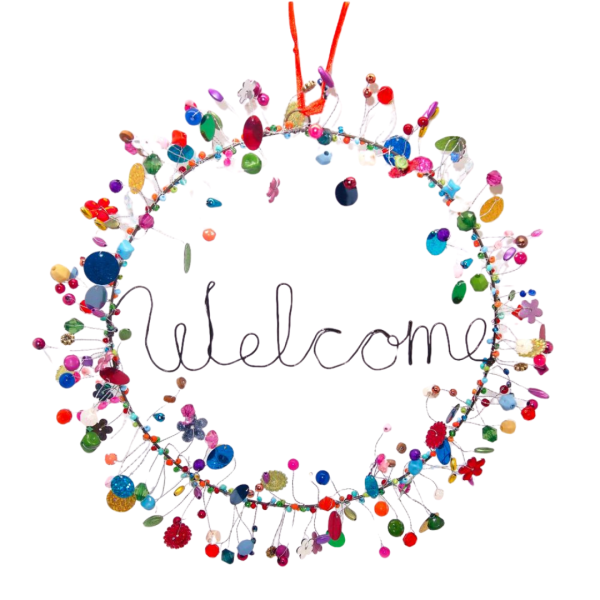 Suspension décorative "Welcome"