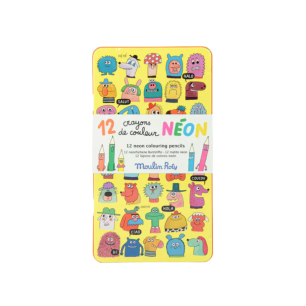 Set de 12 crayons de couleur "Néon"