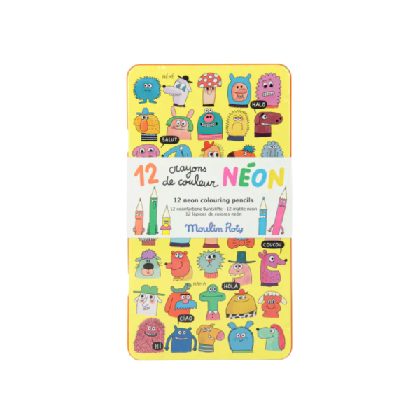 Set de 12 crayons de couleur "Néon"