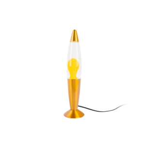 Lampe à lave jaune