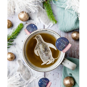 Sachets de thé de noël "pingouin" - x5