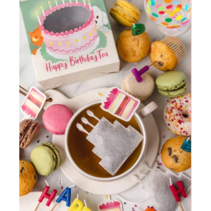 Coffret cadeau anniversaire thé - 10 sachets