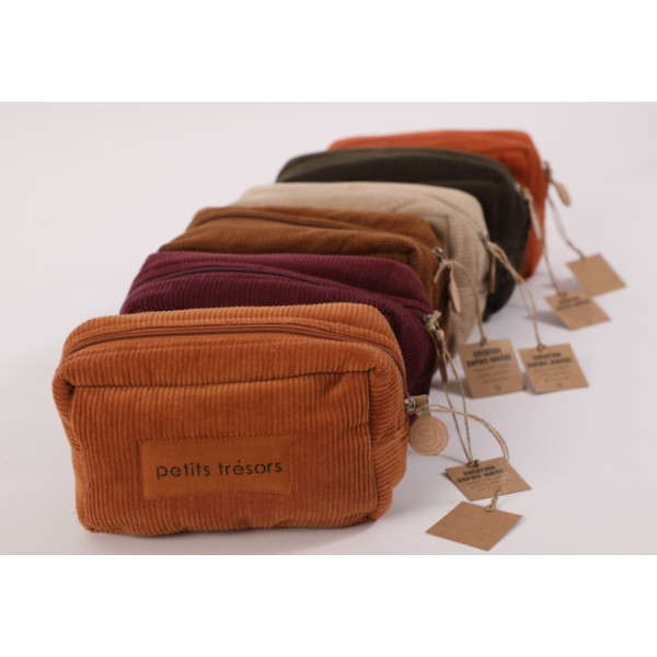 Trousse velours "petits trésors"