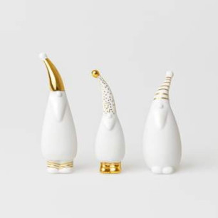 Figurines d'hiver - lot de 3