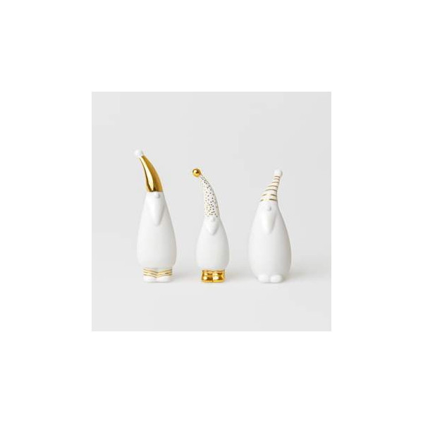 Figurines d'hiver - lot de 3