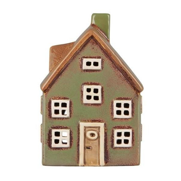 Photophore maison verte