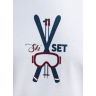 Tee-shirt ski crème - M