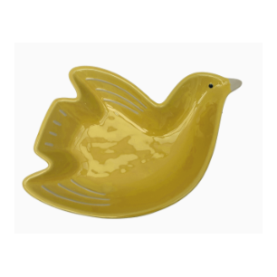 Coupelle oiseau jaune