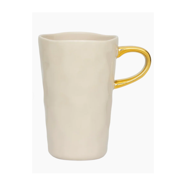 Tasse latté flocons d'avoine