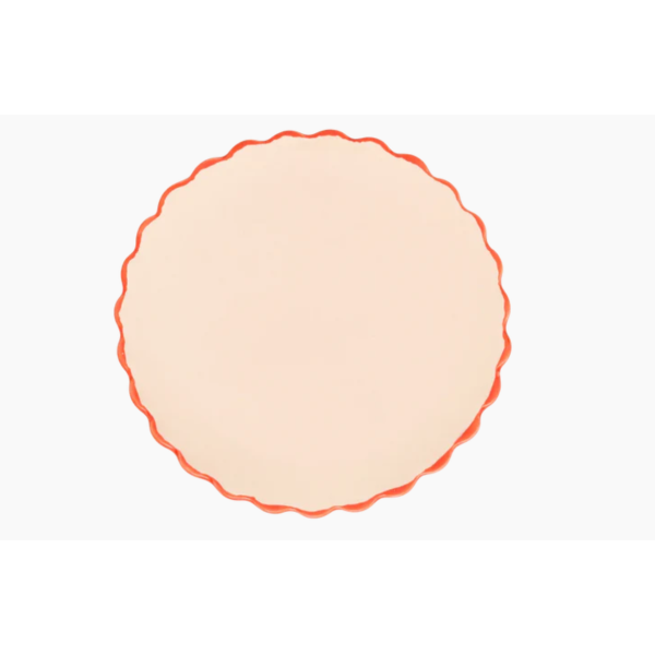 Assiette rose good morning