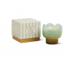 Bougie tulipe turquoise
