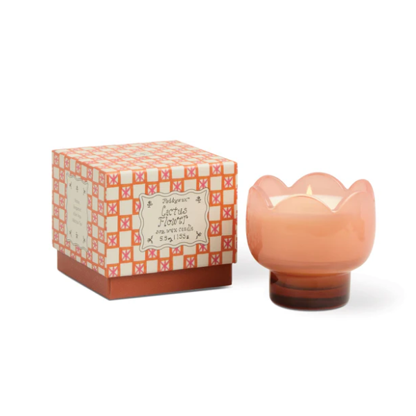 Bougie tulipe orange