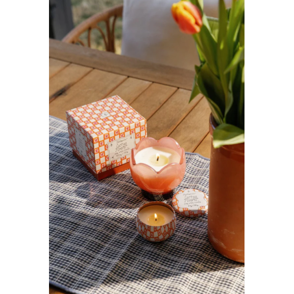 Bougie tulipe orange