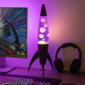 Lampe lave violette
