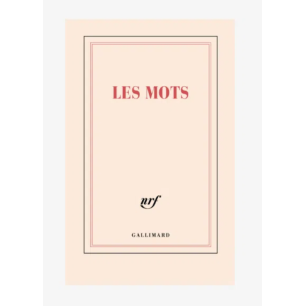 Carnet "les mots"