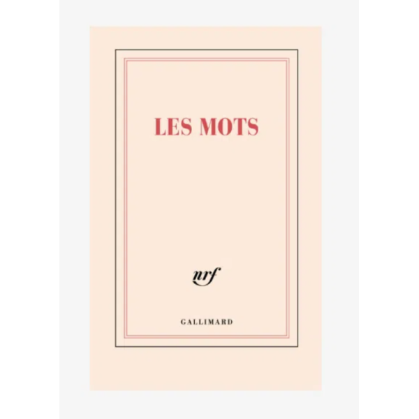 Carnet "les mots"