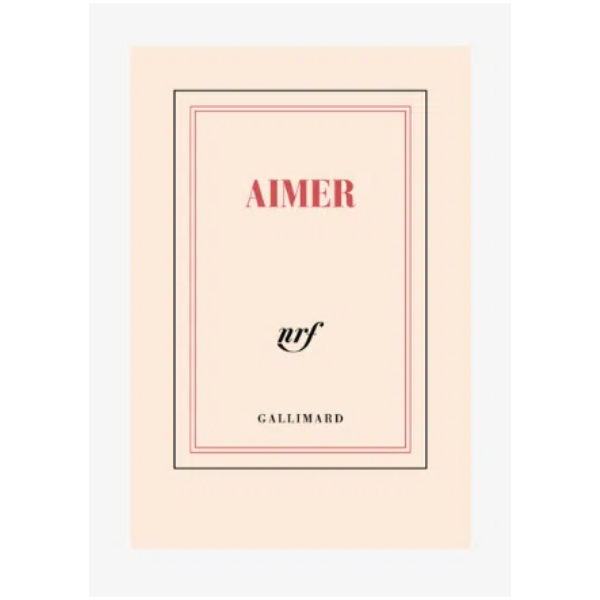 Carnet "aimer"
