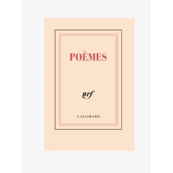 Carnet "poèmes" - Gallimard