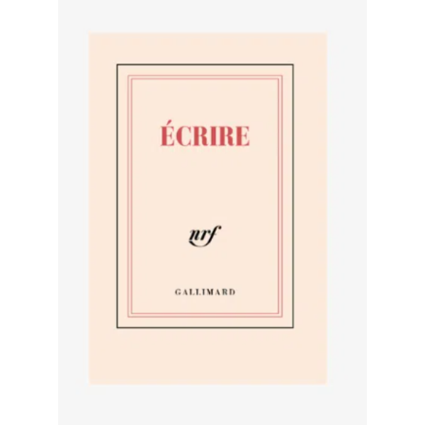 Carnet "écrire" - Gallimard