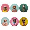 Dessous de verres chiens