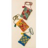 Pochette portable fleur
