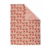 Torchon jardin rouge