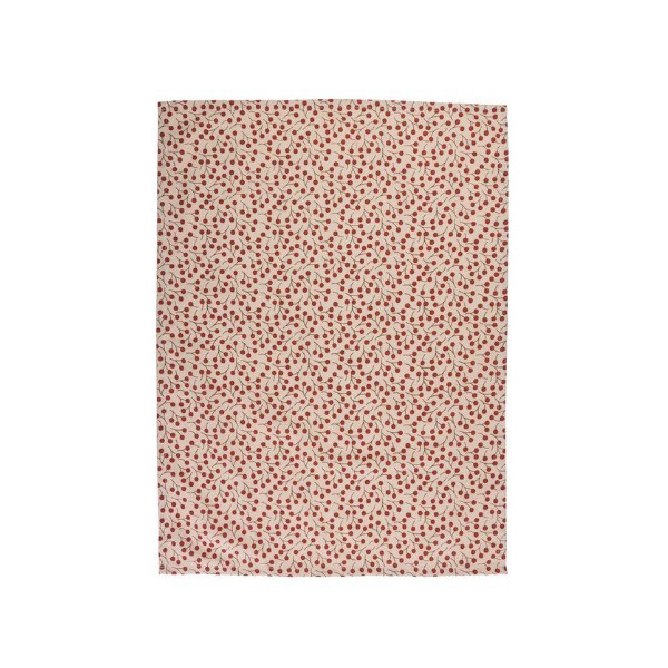 Torchon jardin cerise