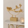 Branche avec oiseaux or