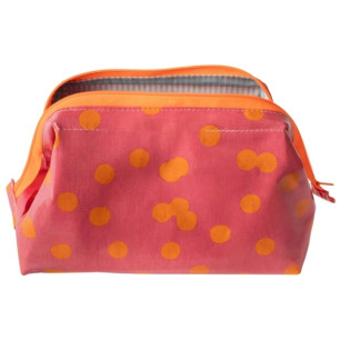 Trousse rose et orange
