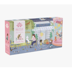 Puzzle "Rue des lilas"