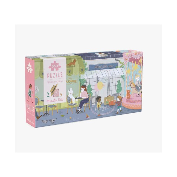 Puzzle "Rue des lilas"