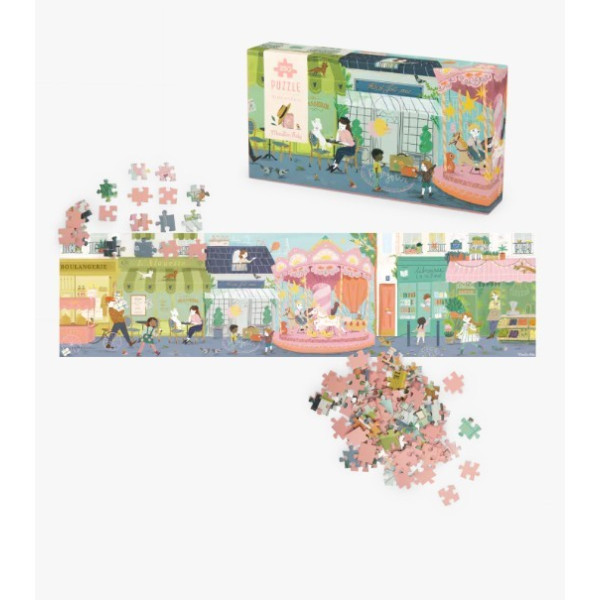 Puzzle "Rue des lilas"