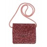 Mini sac glitter framboise
