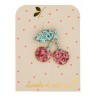 Broche "cerise"