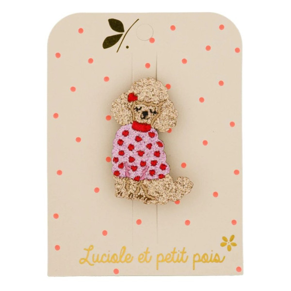 Broche "caniche"