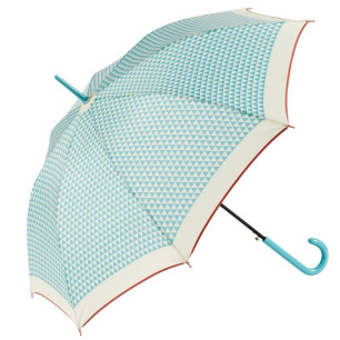Parapluie long turquoise