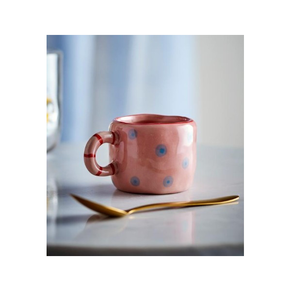 Tasse rose et bleue