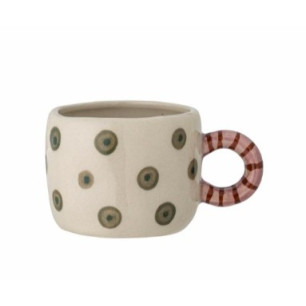 Tasse pois verts