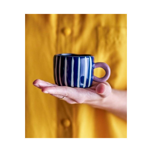 Tasse bleue marine